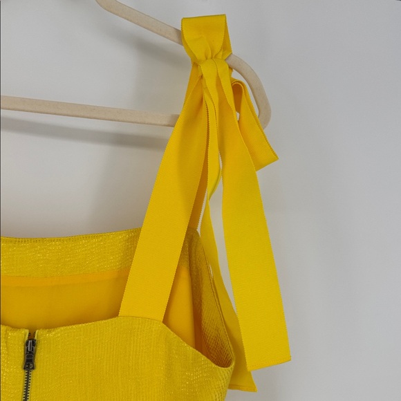 Alice + Olivia Cynthia Dress in Sunbeam Yellow NWT - Picture 8 of 11